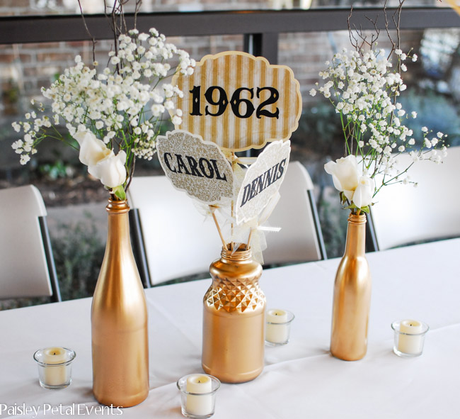 50th wedding anniversary centerpieces 2